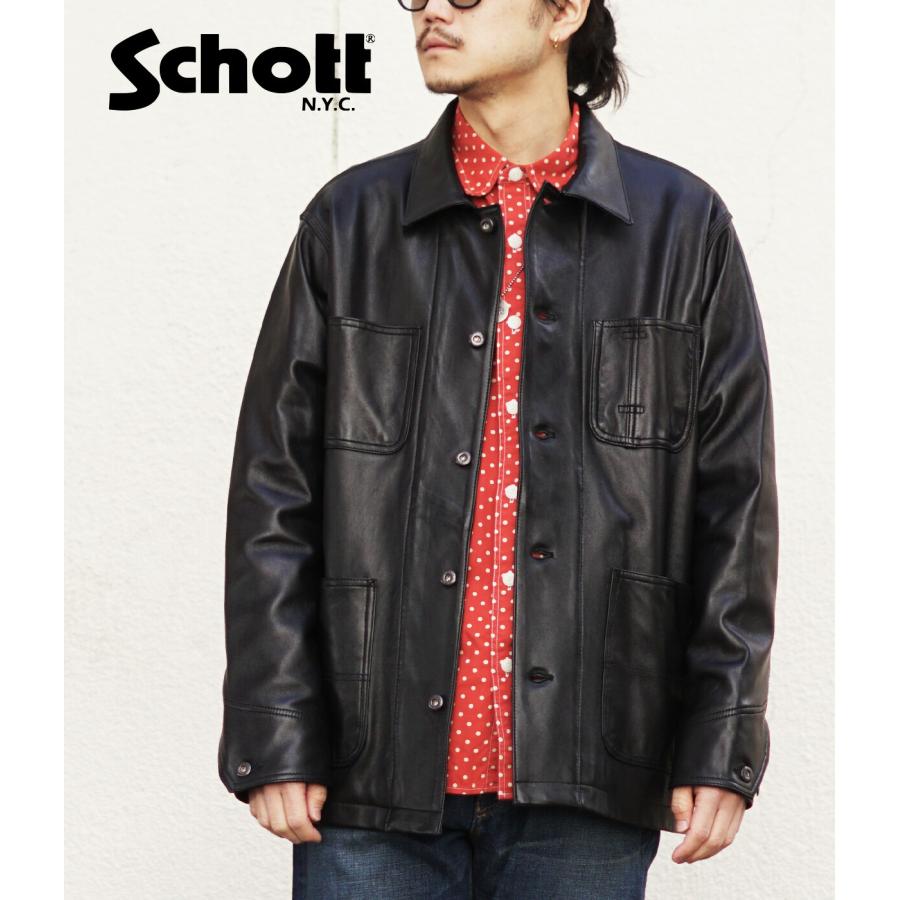 Schott N.Y.C（ショット） Schott / ショット ： LAMB LEATHER