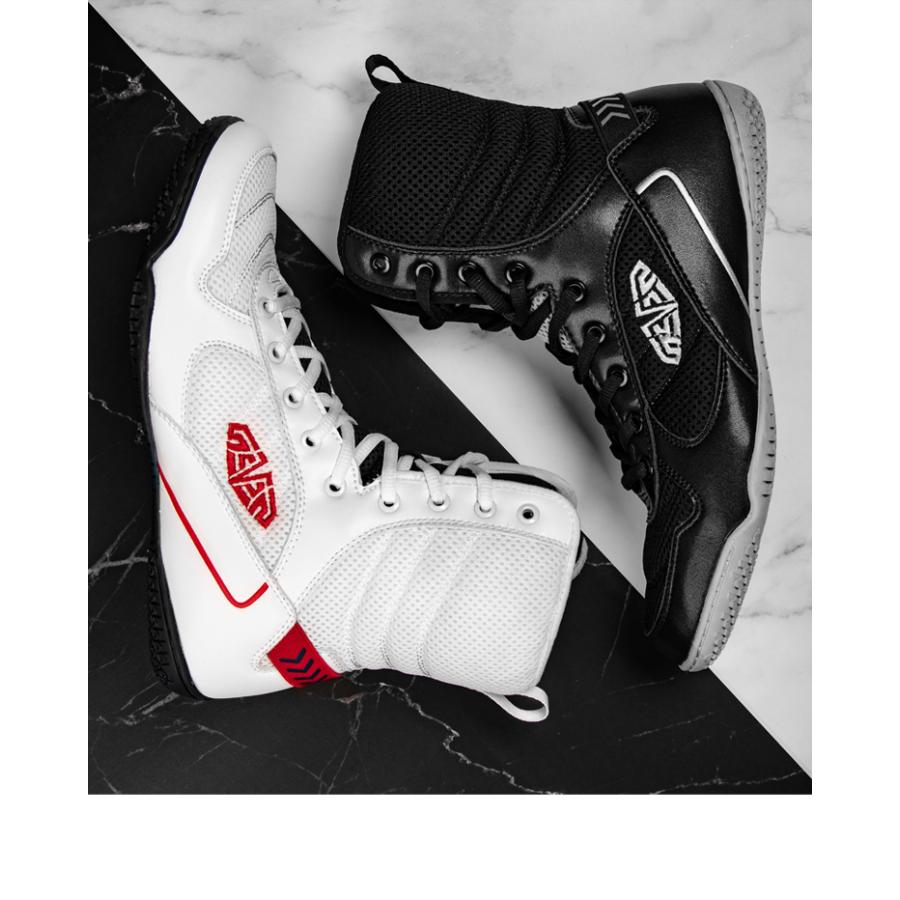 ASICS ボクシング用 ハイカットシューズ 黒/白 アシックス ボクシング