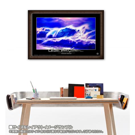 オーシャン ロアー/クリスチャン ラッセン/額装済 : azポスター - 通販