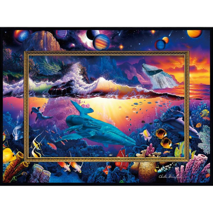 絵画 クリスチャン・リース・ラッセン ビッグアート「ギャラクシー