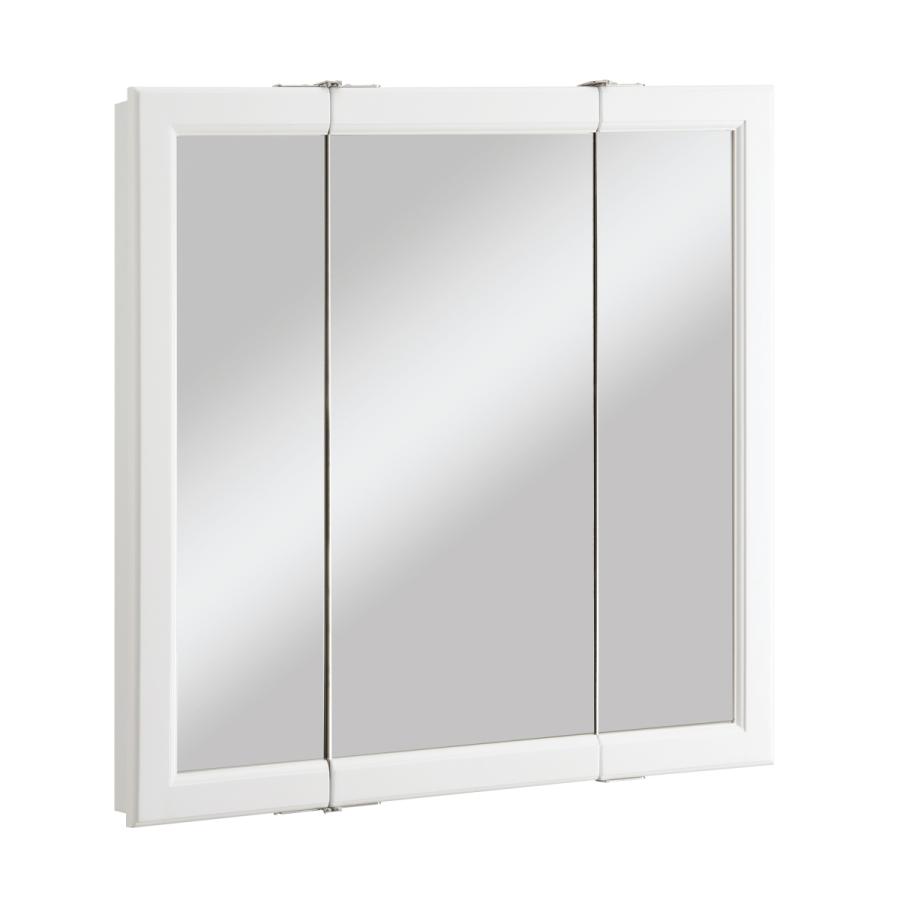 やっち様ミラー キャビネット 鏡 収納 50x60cm ホワイト×シルバー やっ