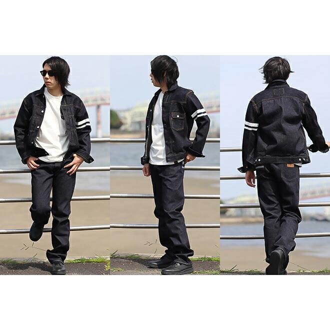 桃太郎ジーンズ 出陣 2nd ダブルポケット メンズ Gジャン 15.7オンス