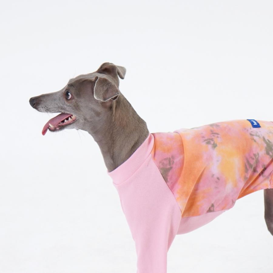 蛍光ピンクメッシュのタンクトップ小さめSサイズイタグレ服犬服