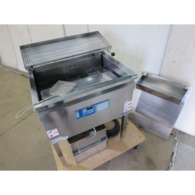 ◇ニチワ 電気フライヤー 3相200V 油量27L SEFD-27KMP[0611AI]7CY!-1