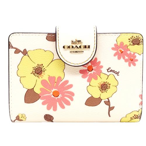 COACH（コーチ） 財布 二つ折り財布 新作 新品 花柄 フローラル