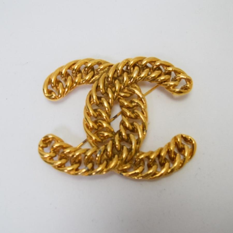 ☆CHANEL☆ヴィンテージ ライオン 太陽 ゴールドピンブローチ