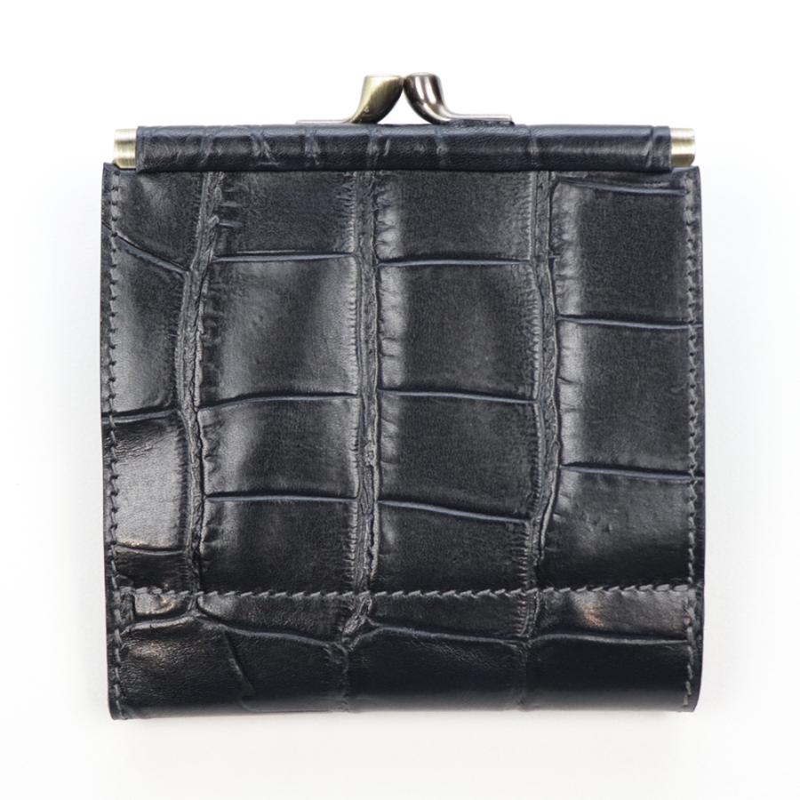 IL BISONTE（イルビゾンテ） 財布 二つ折り がま口 小銭入れ付き