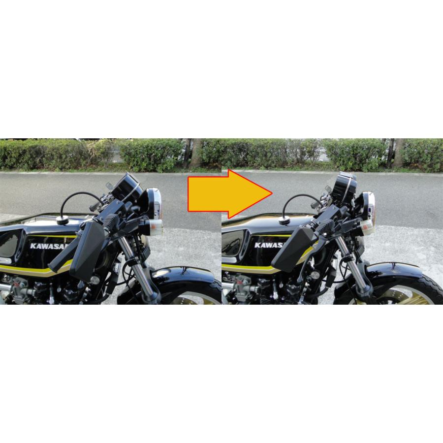 9371□Z400FX/Z400J/Z550FX メーターアップ用ブラケット(メーター