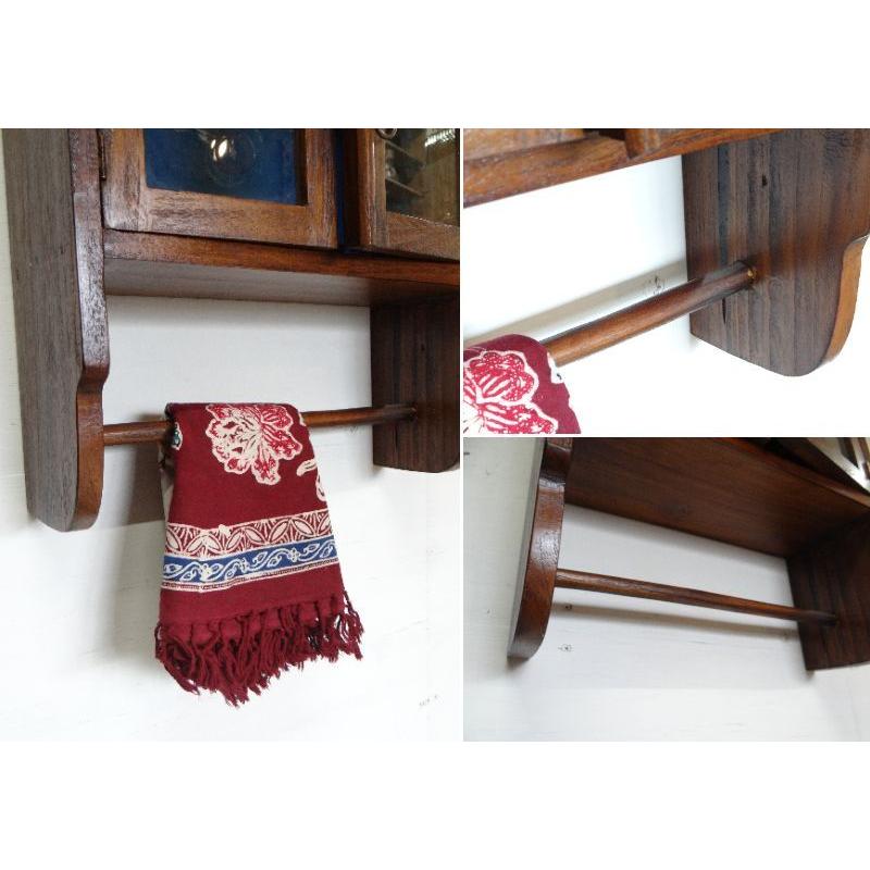 ウォールラック ウォールキャビネット ガラス ウォールシェルフ 扉