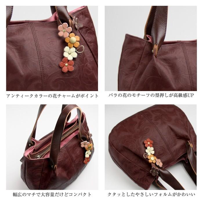 SACURA（サクラ） ハンドバッグ レディース 本革 日本製 ROSA : 五番街