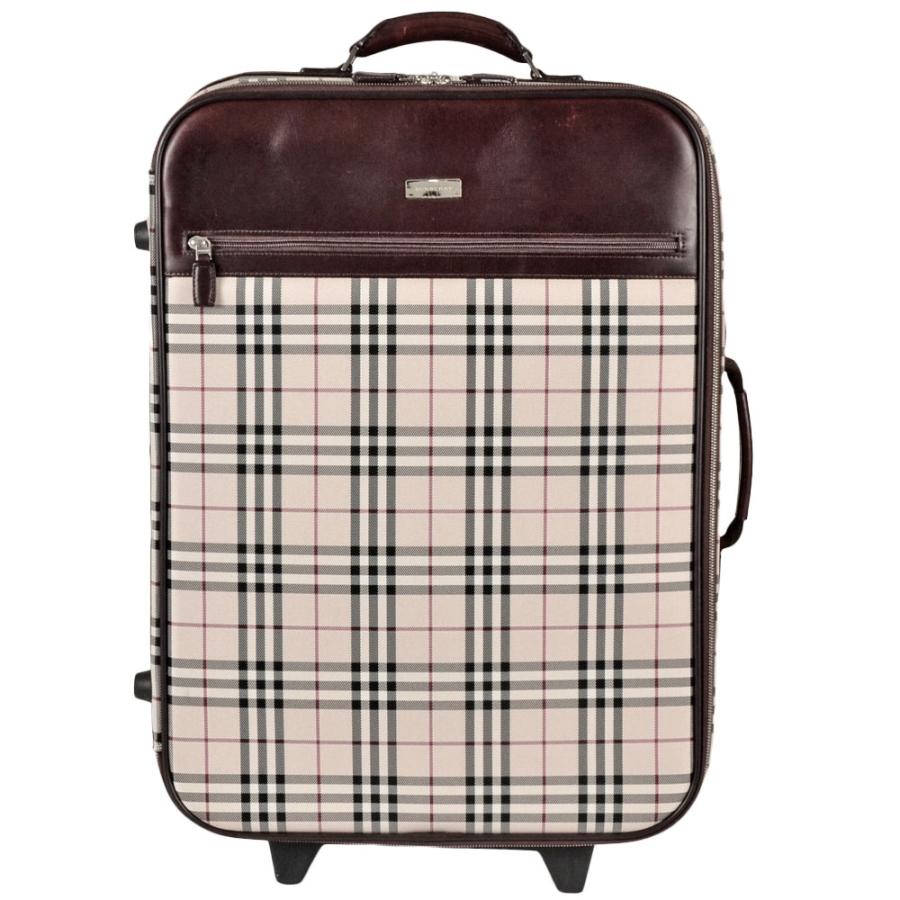 BURBERRY（バーバリー） ノバチェック キャリーバッグ ブラウン