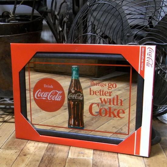 Coca Cola（コカコーラ） パブミラー インテリア ウォールミラー 鏡