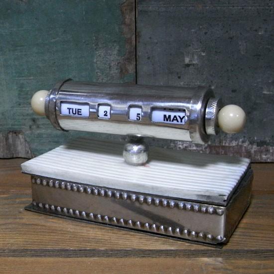 卓上 万年カレンダー レトロ アンティークタイプ : アメリカン雑貨の