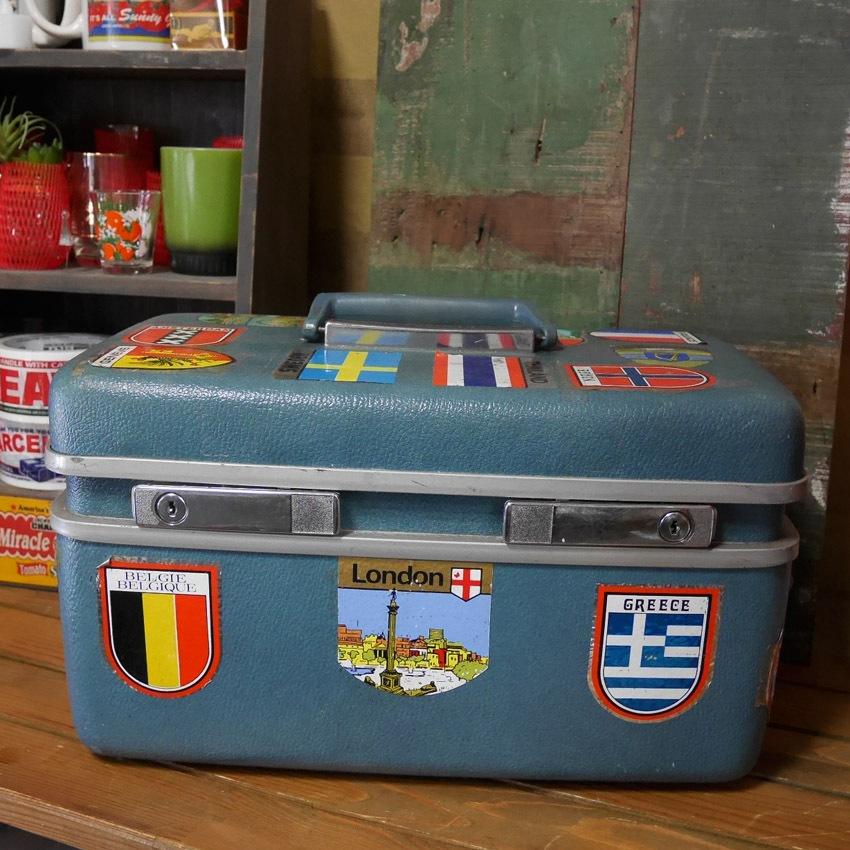 ヴィンテージ コスメボックス Samsonite Royal Traveller 小物入れ