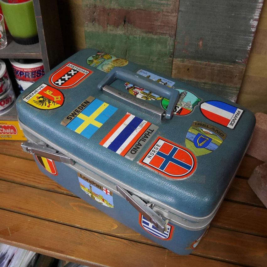 ヴィンテージ コスメボックス Samsonite Royal Traveller 小物入れ