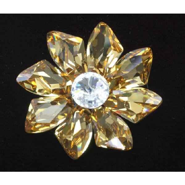 SWAROVSKI（スワロフスキー） ブローチ レディース 花 お花 おしゃれ