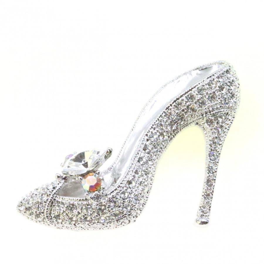 SWAROVSKI（スワロフスキー） ブローチ パンプス 靴 ハイヒール