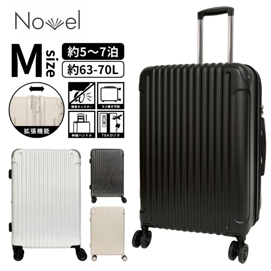 SALE 50%OFF Novel ノーベル 99913 鏡面＆エンボスファスナーキャリー