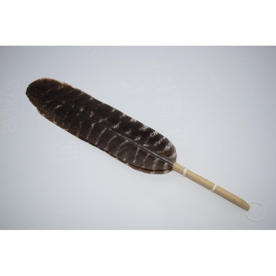 茶道具 羽箒 風炉用 右羽根 唐君鳥 茶道 t tz05-001 注）画像は見本