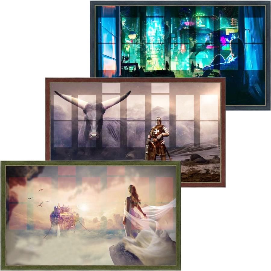 TCG プレイマット専用額」MH-E45J アクリル付 /額内寸(G寸):350×600