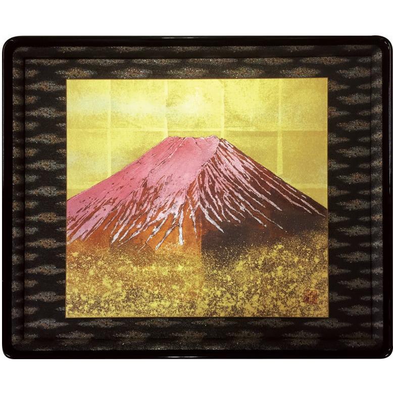 朝富士 日本画 金箔使用 法材 朝富士 日本画 金箔使用 法材