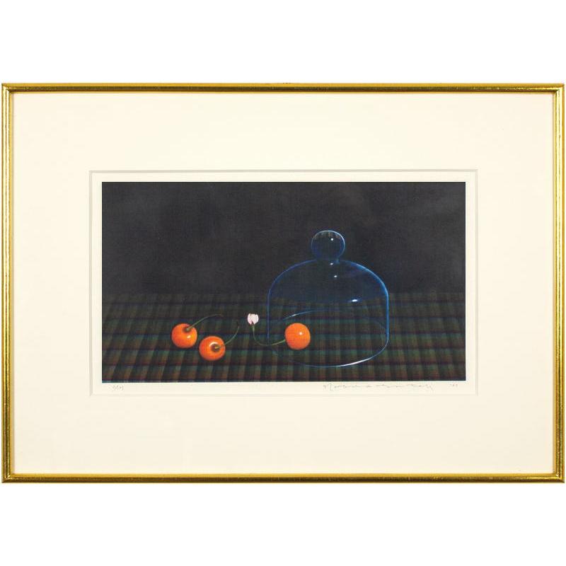 メゾチント「Opening Mantle」 銅版画 メゾチント「Opening Mantle