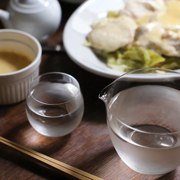 松徳硝子 丸型酒器 ちょこ 猪口 盃 ぐい呑み ガラス 日本製