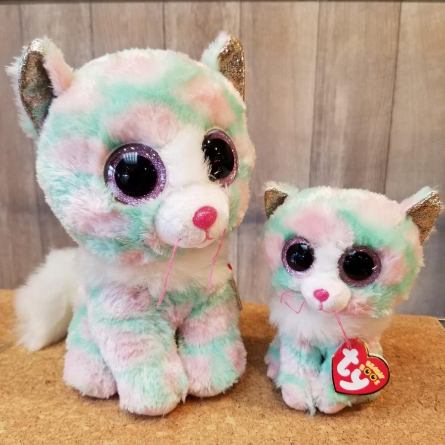 ビーニーブーズ ty 〔 オパール 〕M ネコ 猫 ふわふわ 動物 ぬいぐるみ