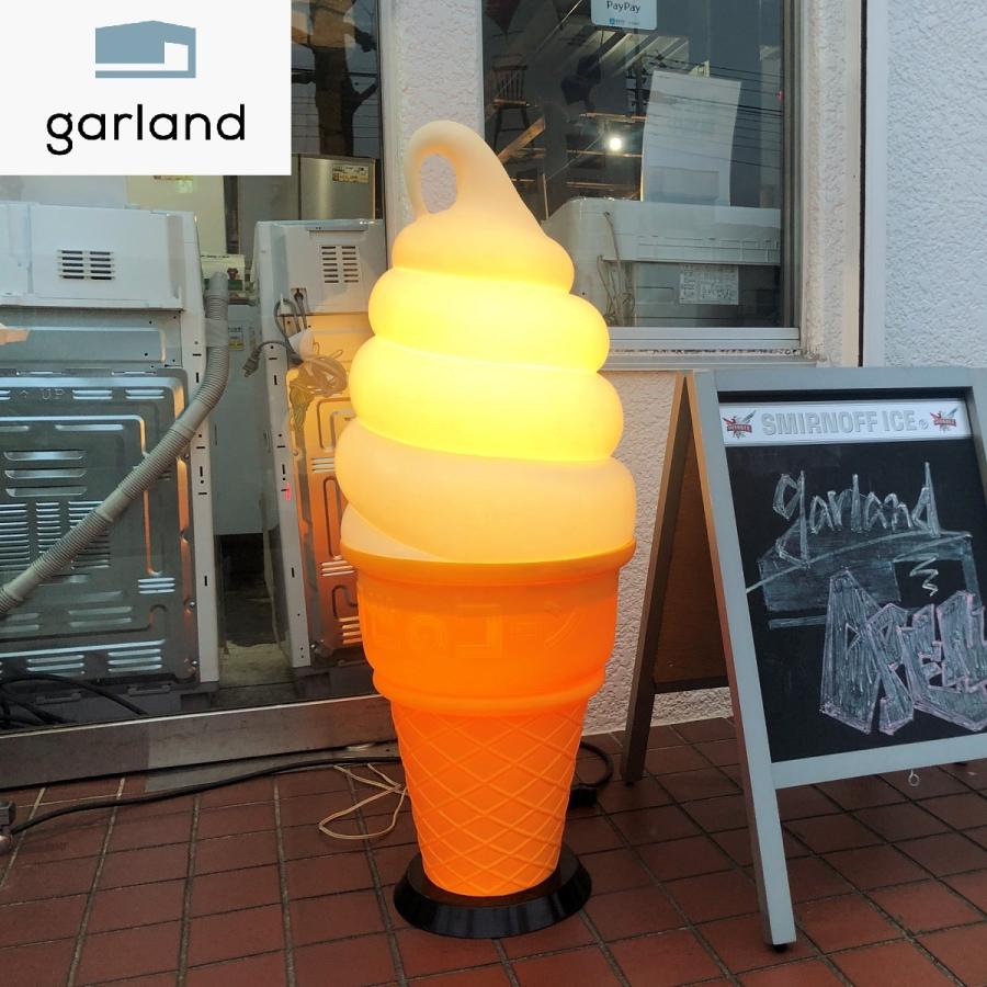 C(6605)ソフトクリーム 日世コーン 電飾看板 ディスプレイ スタンド