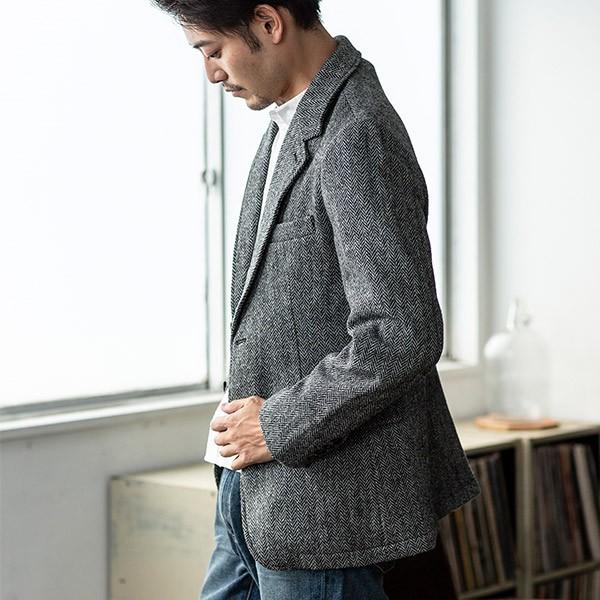 HERRINGBONE CLUB ヘリンボーンクラブ ハリスツィード ジャケット