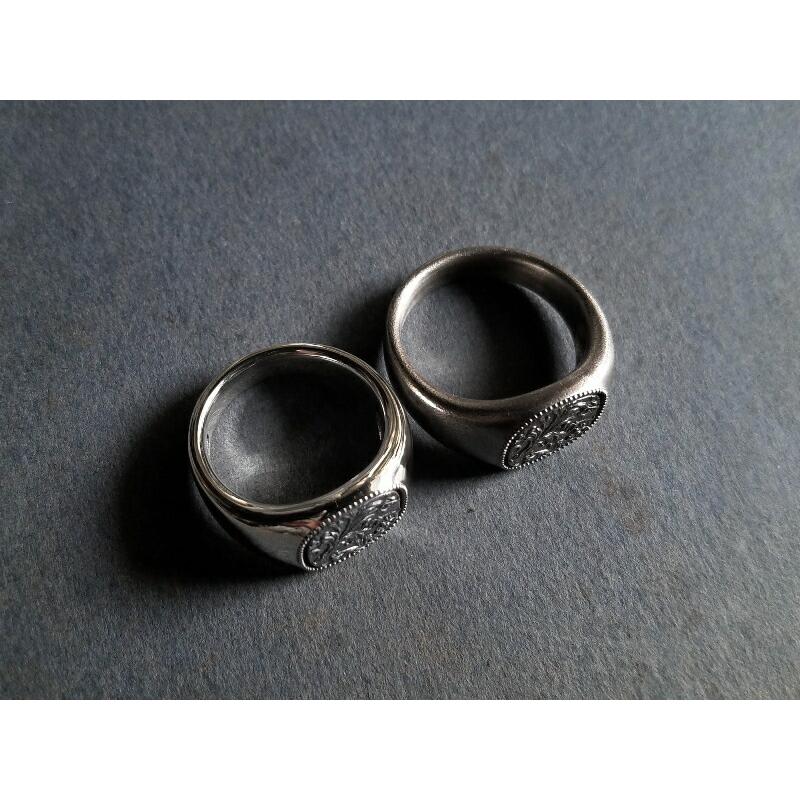 Quetzal スクロールシグネットリング リング 7号〜17号 ブランド