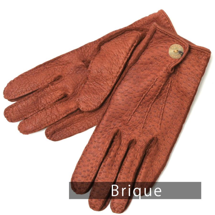 CAUSSE（コース／ガンコス）アンライニングペッカリーグローブ(ボタン