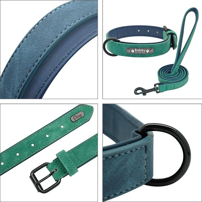 犬 首輪 ネームタグ PUレザー 名前入り 名入り かわいい おしゃれ 迷子