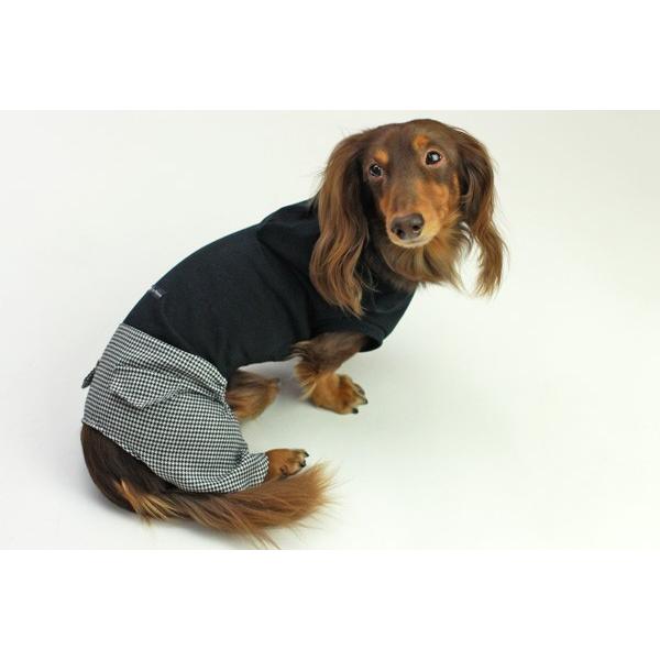 No.32 ハンドメイド犬服 ハイネックパーカーワンピース ヒョウ柄