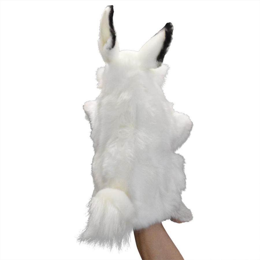 HANSA BH7156 シロウサギ ハンドパペット しろうさぎ 白兎 リアル