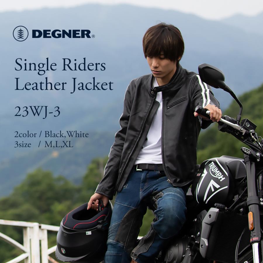 degner 革ジャケット革ジャンライダースバイク