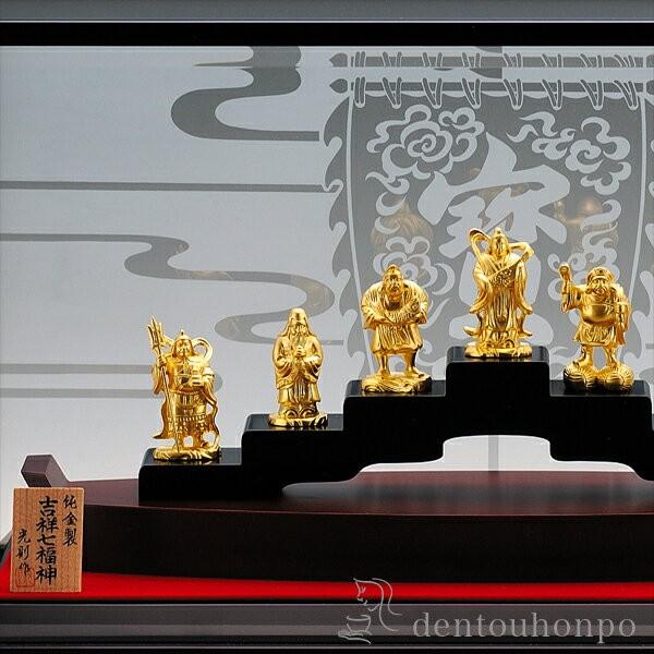 純金 吉祥七福神 B 140g ( 光則（金工芸） 木札名入れ有料 恵比寿 大黒
