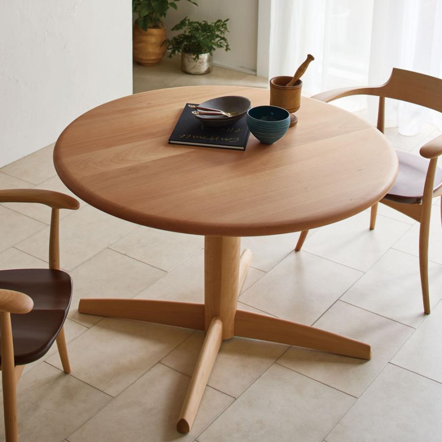 飛騨産業 ≪幅90cm≫ CRESCENT/クレセント ダイニング ラウンド