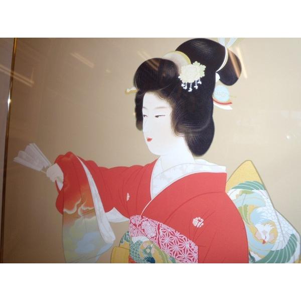 上村松園 「序の舞」 シルクスクリーン版画（限定300部 版上落款あり