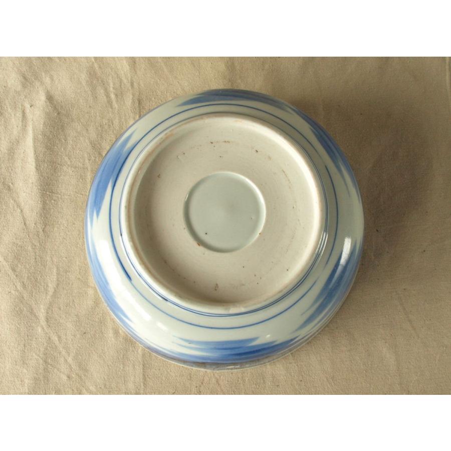 江戸時代 無傷 極上 鳳凰山水文染付古伊万里大鉢28cm 献上手古伊万里深