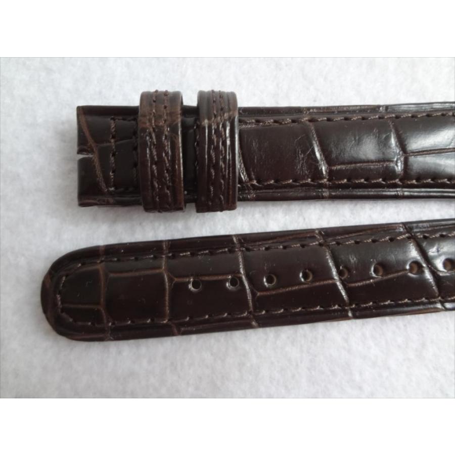 グランドセイコーSTGF289 ブラウンレザー 時計ベルト シルバーバックル