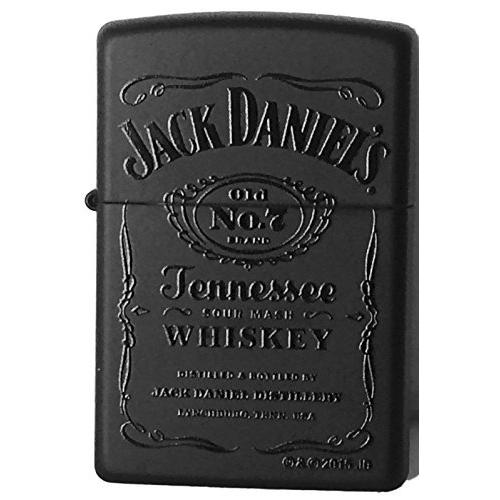Zippo ジッポー ライター ブラックマット ジャックダニエル Black