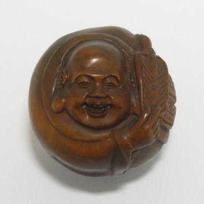 根付(七福神：球型布袋)(本黄楊・柘植) : EI-Trade Store - 通販