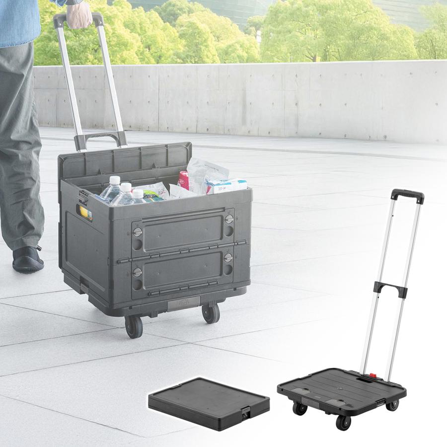 SANWA SUPPLY（サンワサプライ） 折りたたみ台車 専用コンテナ付き