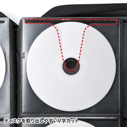 SANWA SUPPLY（サンワサプライ） DVD・CDセミハードケース 96枚収納