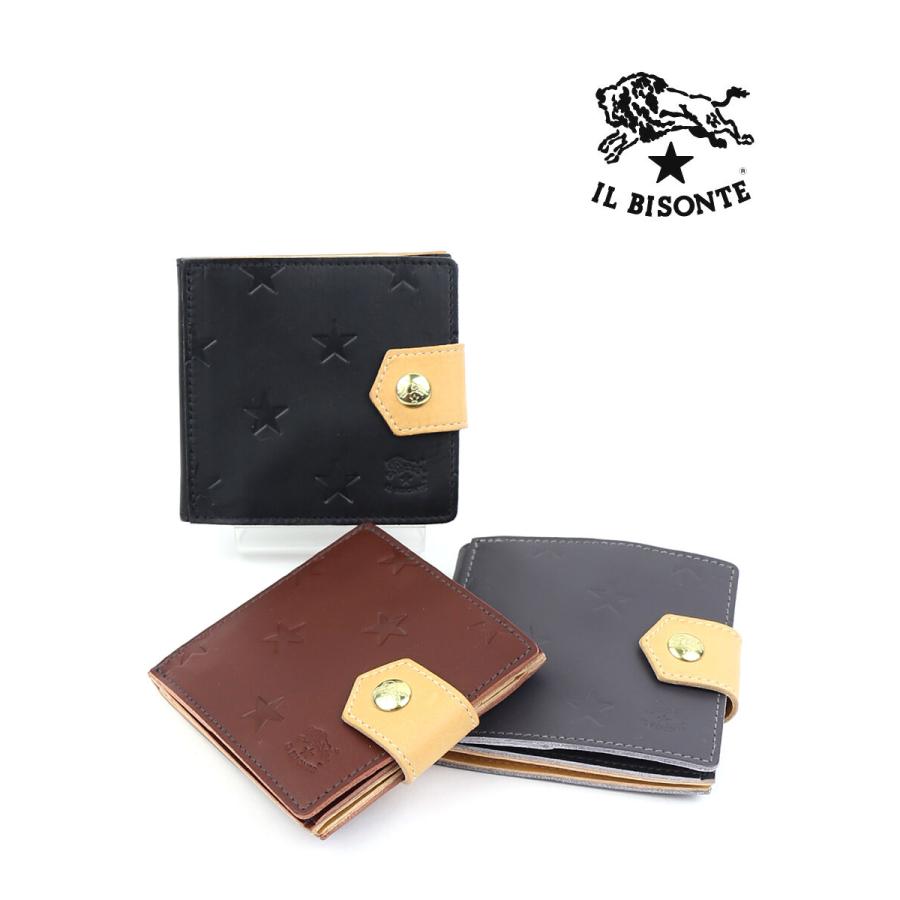 IL BISONTE（イルビゾンテ） 二つ折り財布 ミニウォレット レディース