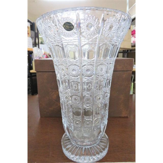 ボヘミア クリスタルガラス BOHEMIA 花瓶 花器 ミニブーケ Amazon.co