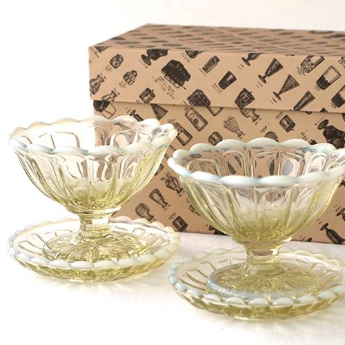 廣田硝子 ＼2/11はポイント10倍／ 廣田硝子 雪の花 アイス&トレー揃い