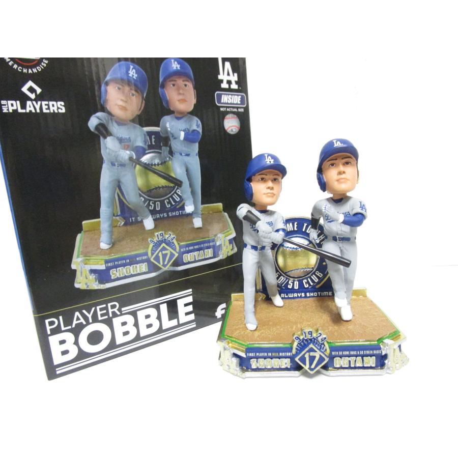 大谷翔平 LAドジャース 50/50 達成記念 ダブルボブルヘッド フィギュア
