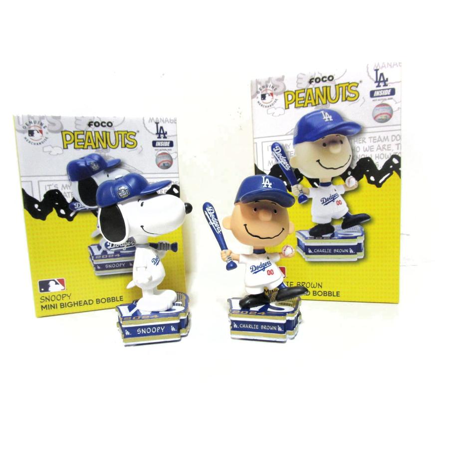 スヌーピー×ドジャース 2024ワールドシリーズ ボブルヘッド【150個限定